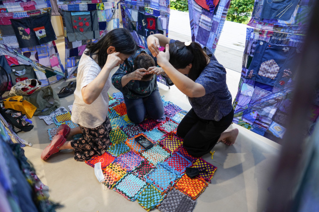 “Stay Home Quilt” Exhibition: Residents