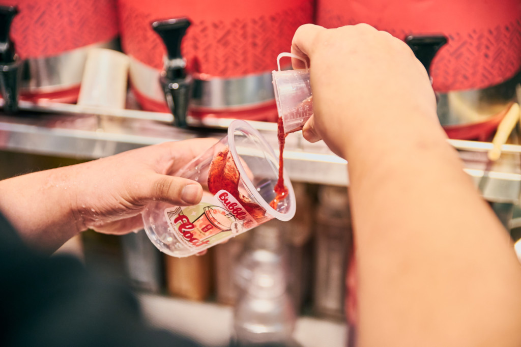 Gong Cha x Häagan-Dazs: Preparation Berry Tea Bliss
