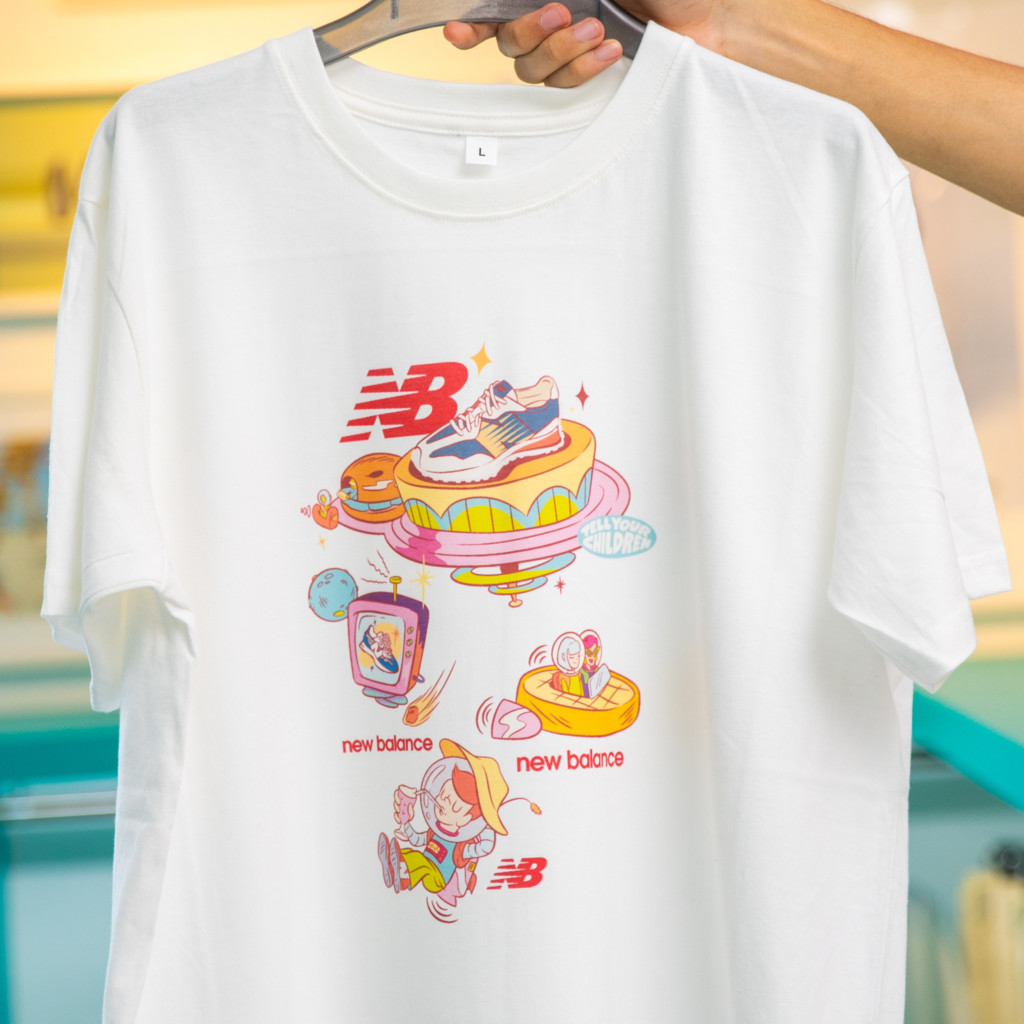 New Balance 327 Diner T-shirt Design
