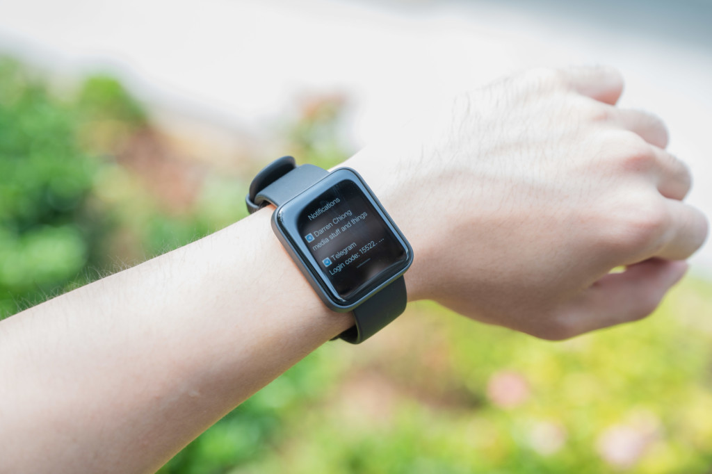 Xiaomi Mi Watch Lite: Notification system