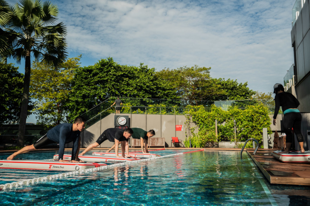 Fitness First H20 Series: Participants in the session