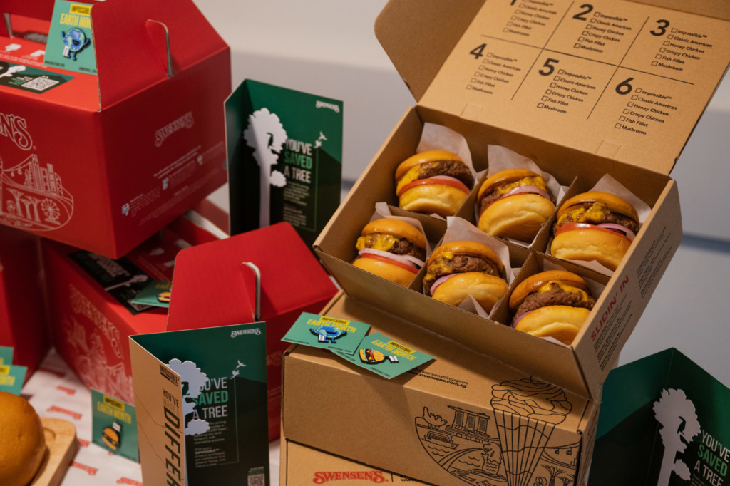 Swensen's Impossible Meat: Slider Box