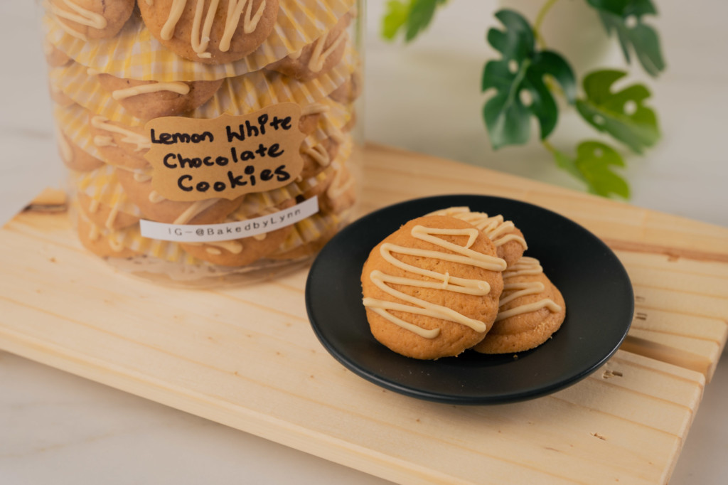 BakedByLynn: Lemon White Chocolate Cookies
