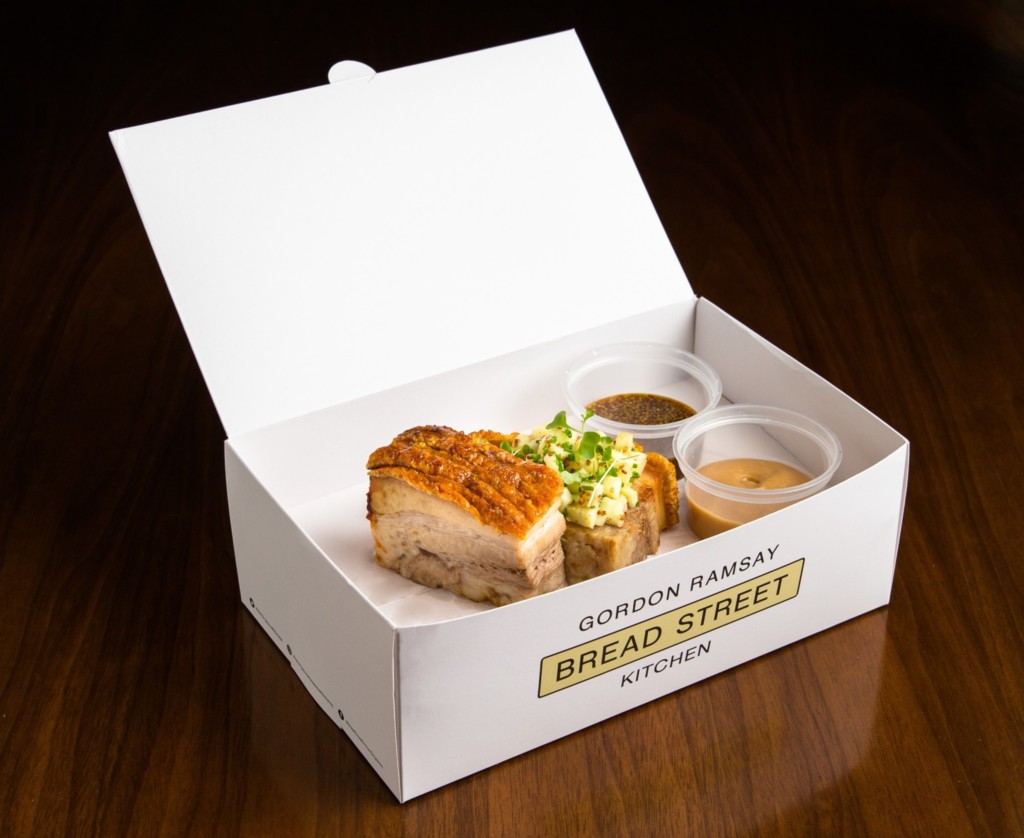 MBS Gourmet Takeaway: Bread Street Kitchen_Slow roasted Pork Belly