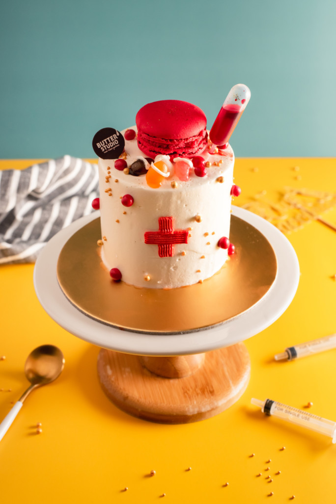 Butter Studio Vaccination Cakes: Happy Dose Cakelet