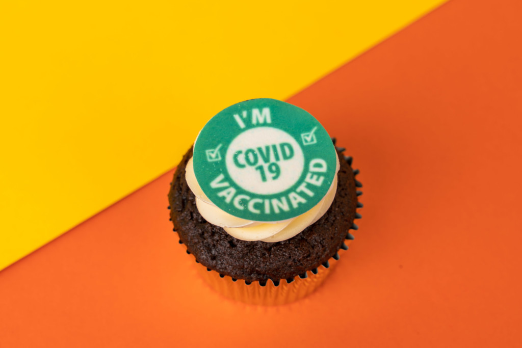 Butter Studio Vaccination Cakes: Chocolate Cupcake