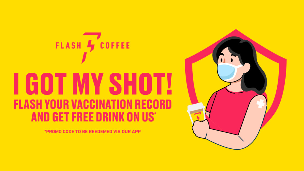 Flash Coffee Vaccination Promo