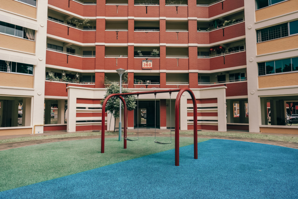 Empty Set of Swings at Hougang