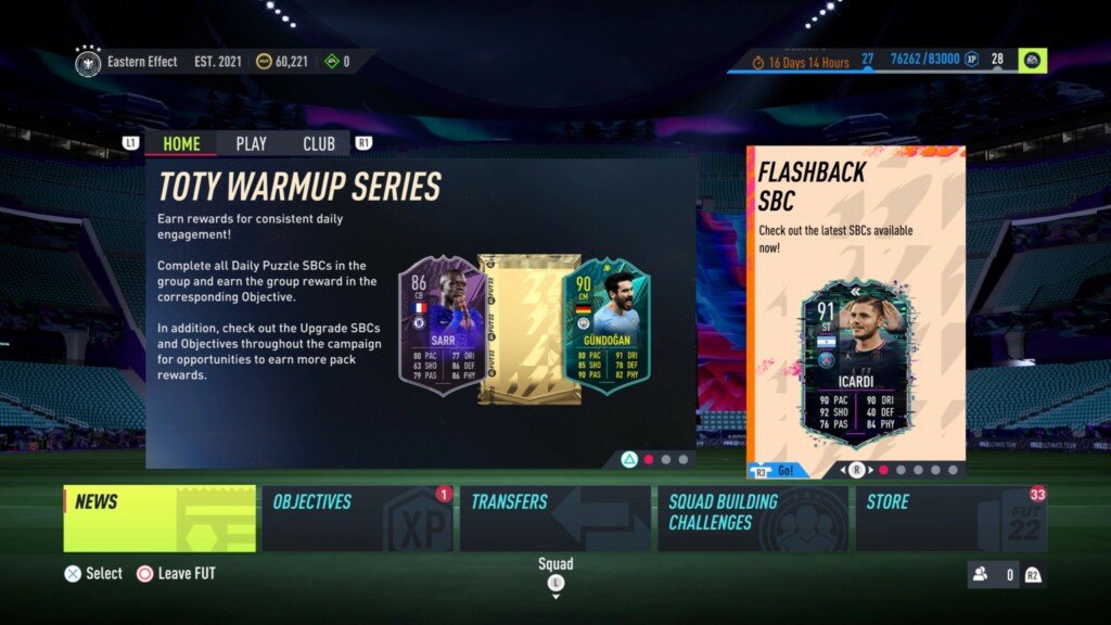 FIFA 22 Discussion: Start Screen