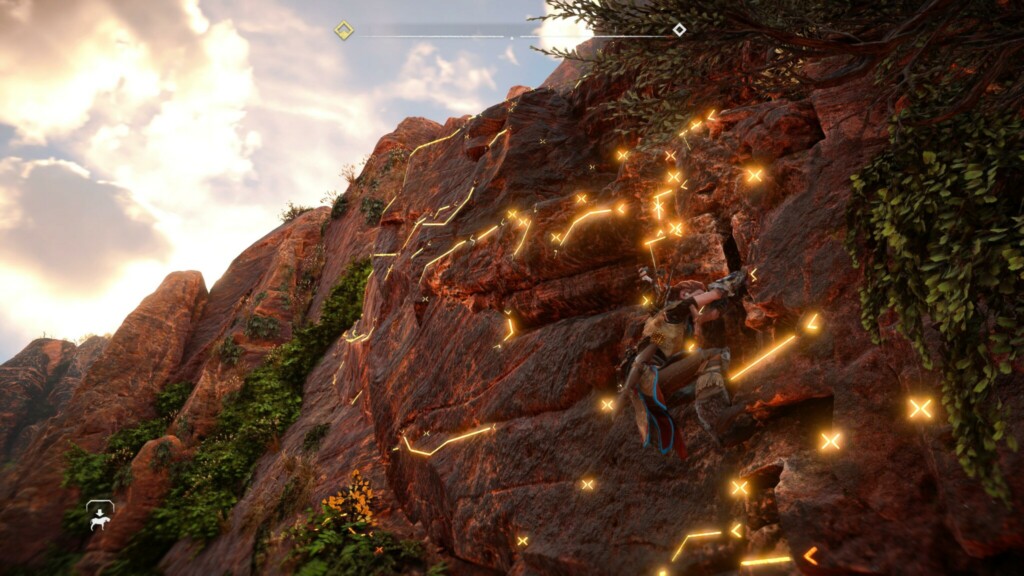 Horizon Forbidden West: Climbing
