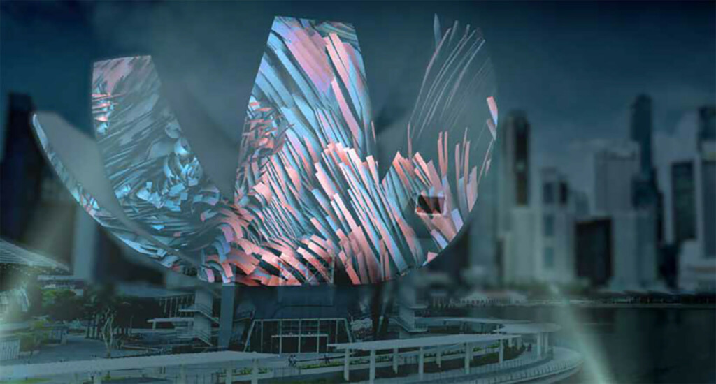 i Light Singapore: MOTHEREARTH ClimateChange Data Sculpture