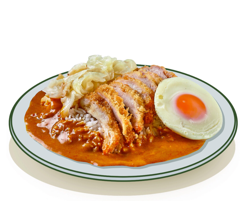 7-Eleven_Legend-Scissors-Cut-Hainanese-Curry-Chicken-Cutlet-Rice-with-Cabbage-Egg