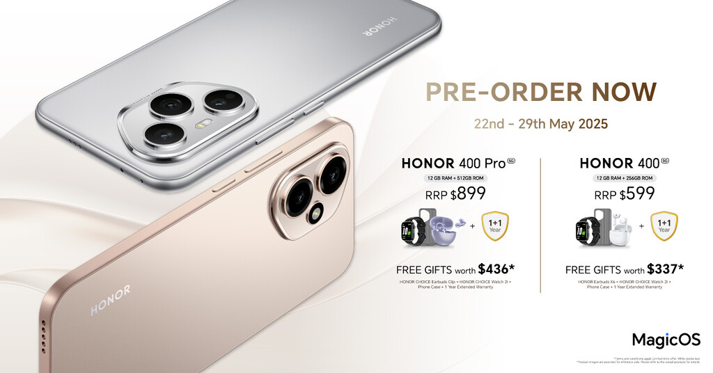HONOR 400 Series Launch: Preorder Pomotion