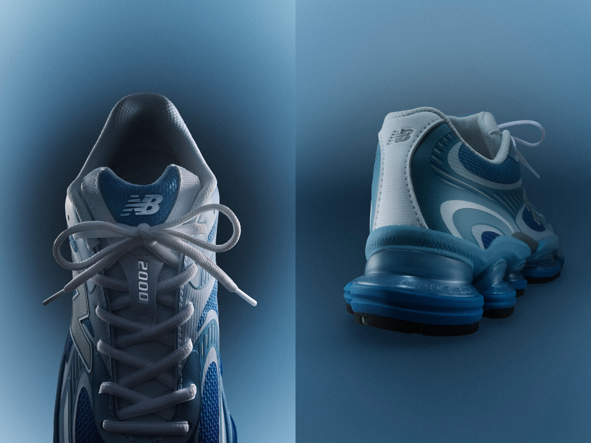 New Balance ABZORB 2000 Top Back Views