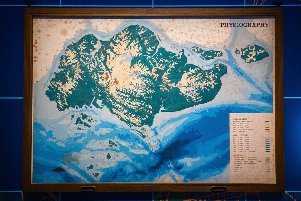 National Museum Once Upon a Tide Lee Kuan Yew Map