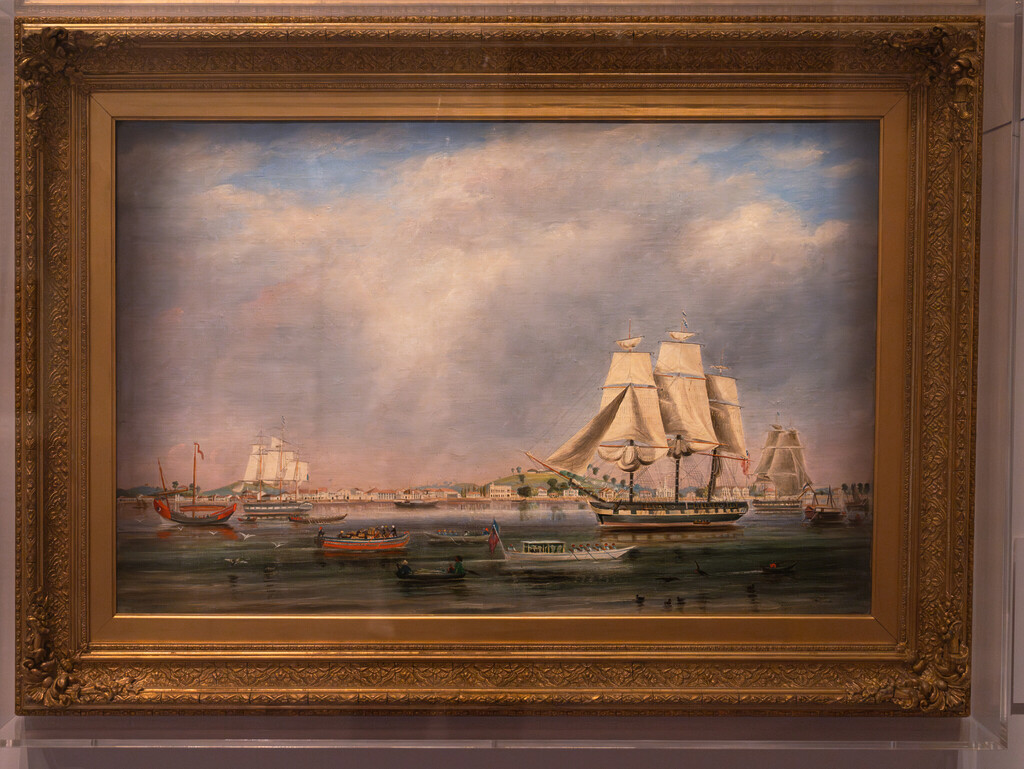 National Museum Once Upon a Tide Singapore Ships Painting