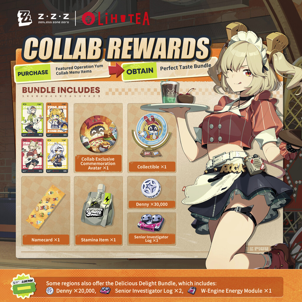 Zenless Zone Zero LiHO Collab: In-game Rewards