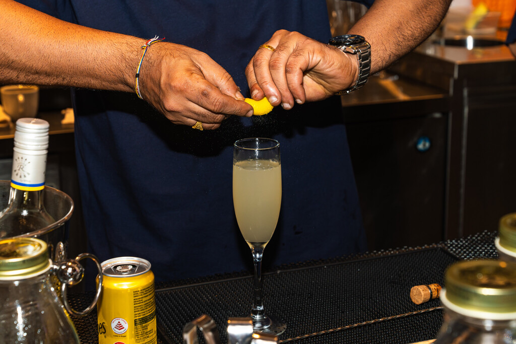 The Plump Frenchman Drinks