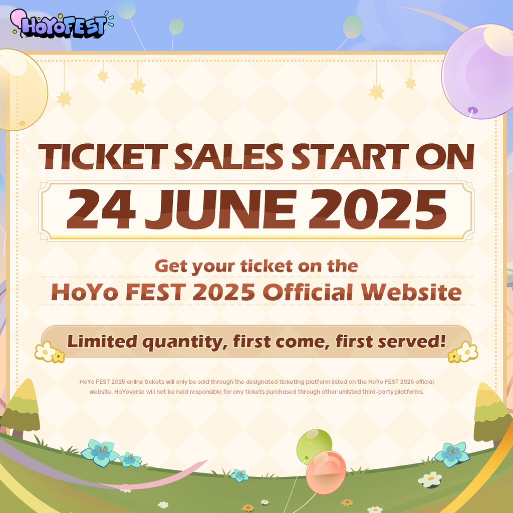 HoYo FEST 2025 Details: Ticket Sales