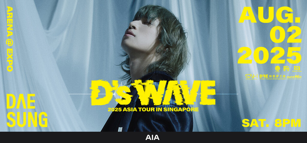 Concerts Third Quarter 2025 Daesung - D's Wave Asia Tour in SINGAPORE