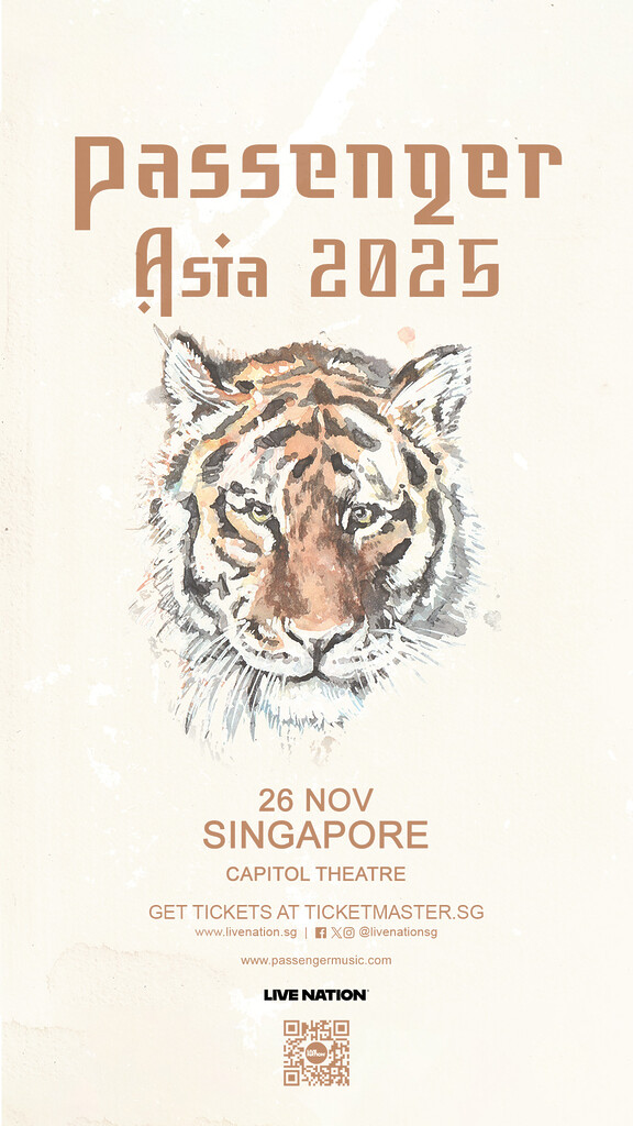 Concerts Third Quarter 2025 Passenger Asia 2025 in Singapore