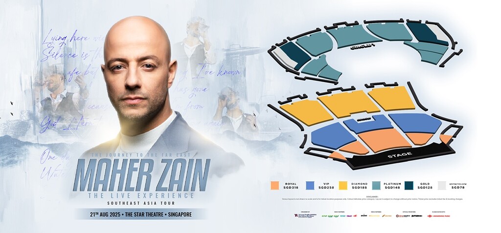 Concerts Third Quarter 2025 Maher Zain Southeast Asia Tour (Singapore)