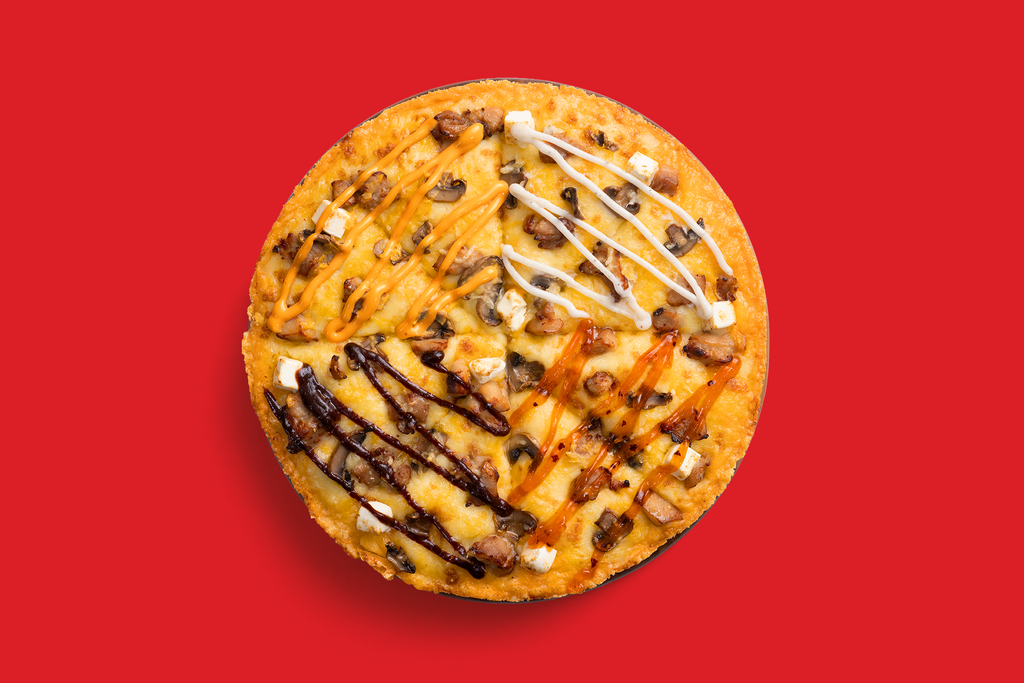 Pizza Hut Cheesy 7 Quadro Pizza