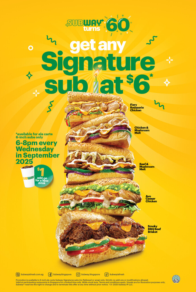 Subway Laksa Pesto Sub: September Promotion