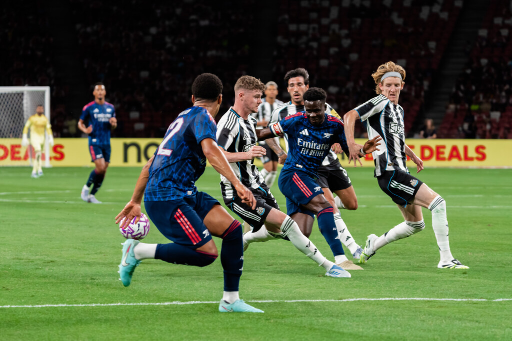 Arsenal vs Newcastle: Saka