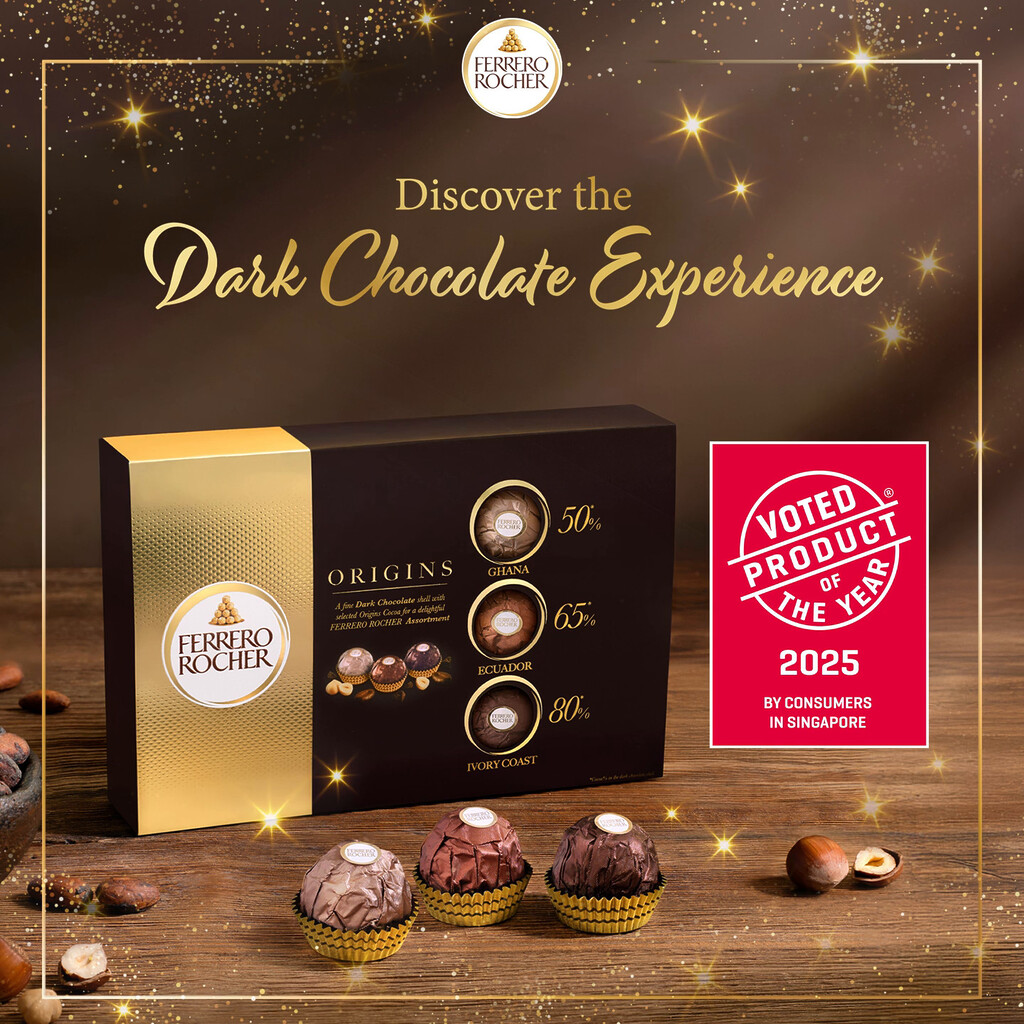 Ferrero Rocher Origins Product of The Year Key Visual