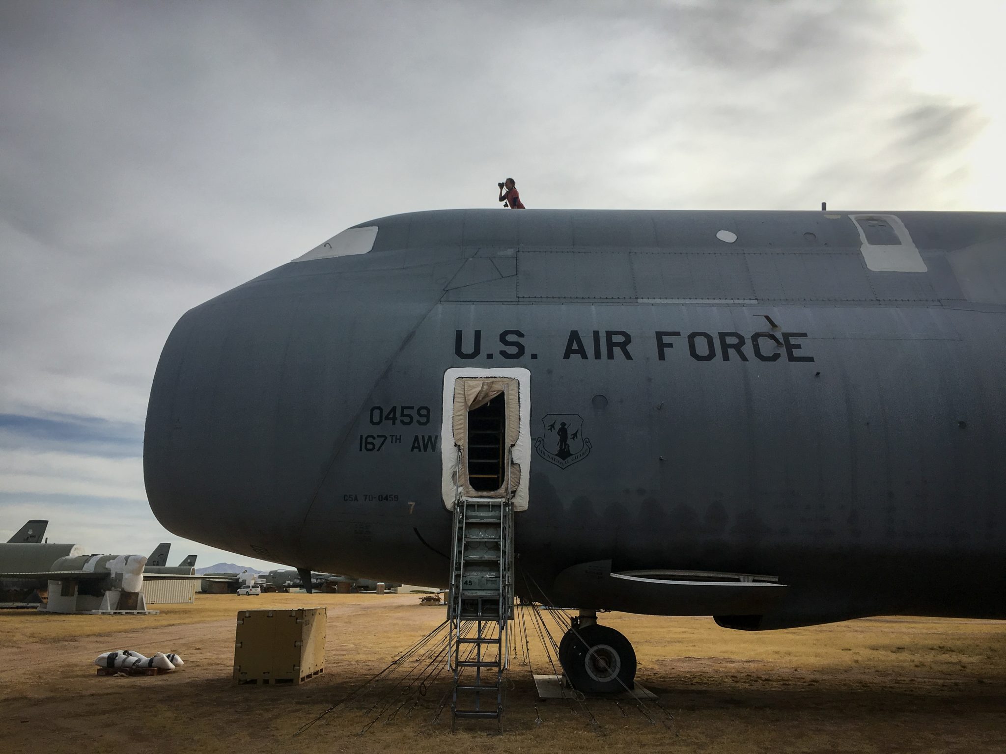 The Nuclear Landscape, Sim Chi Yin: On Top Decomm'd B-52