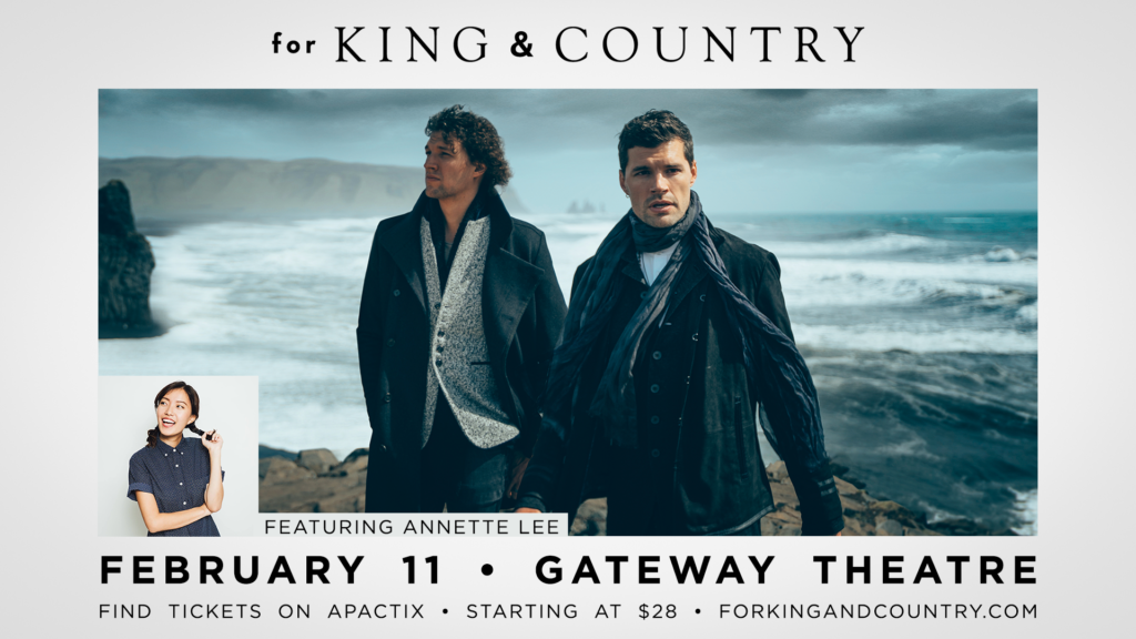 for KING & COUNTRY: SG