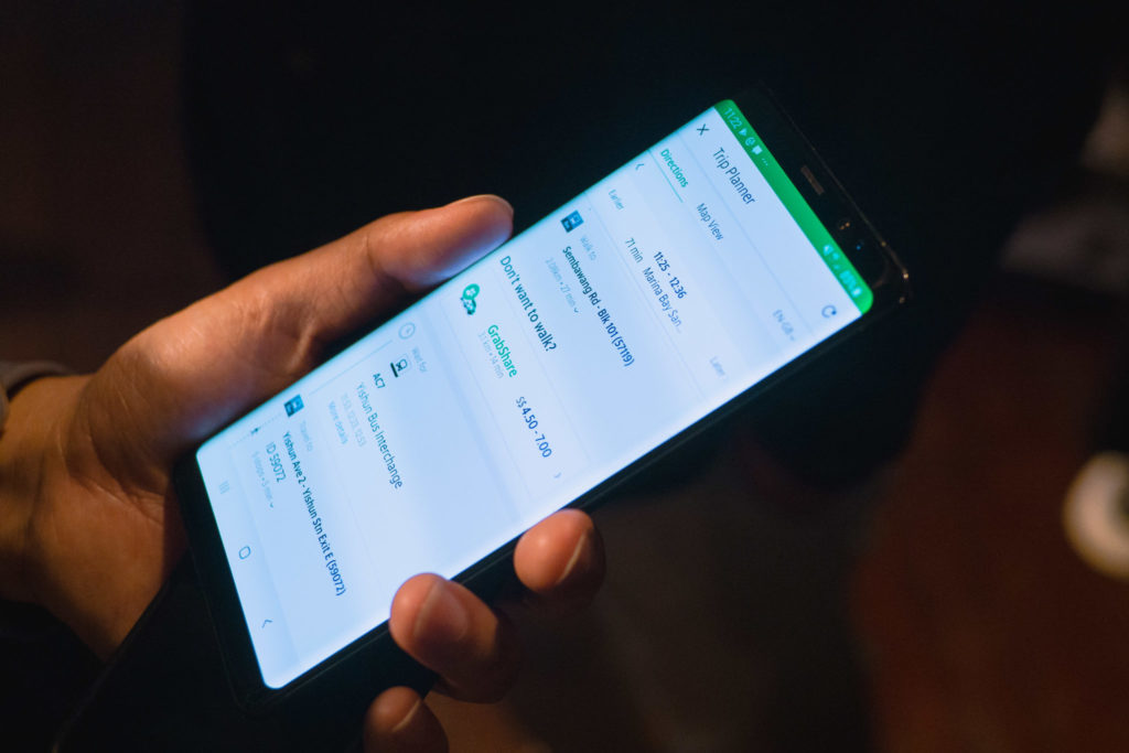 Grab trip planner