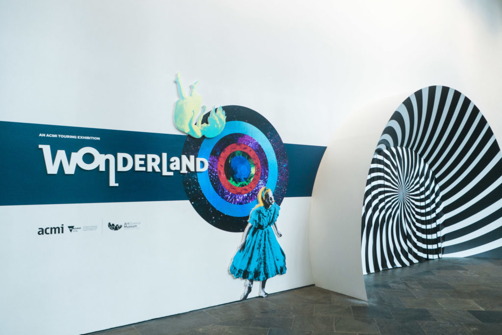 Wonderland exhibition - entrance