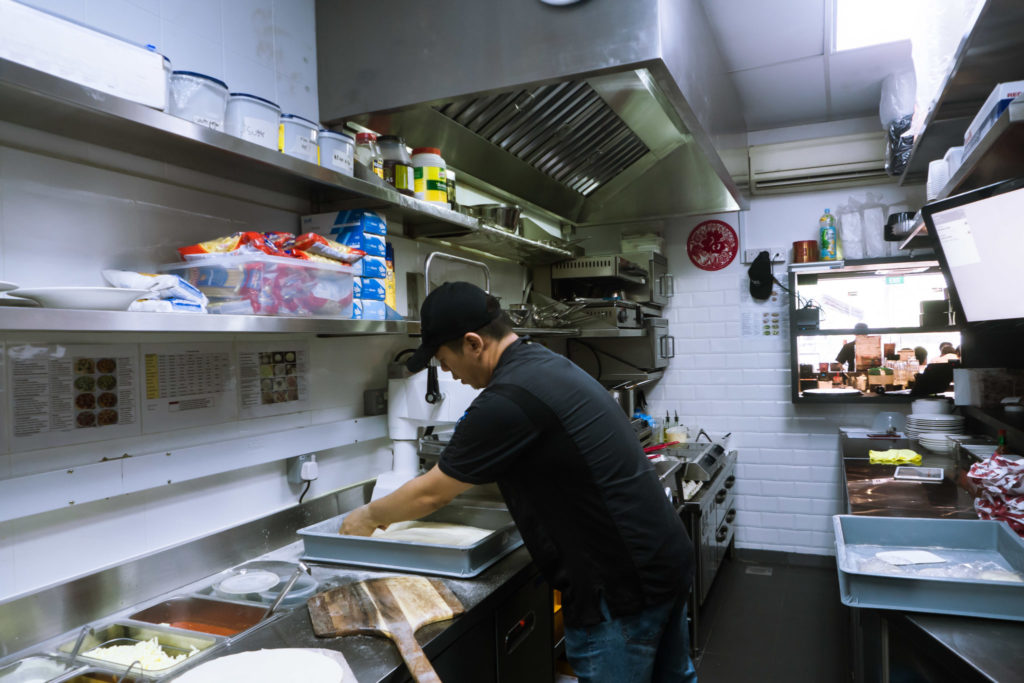 Alt. Pizza - kitchen