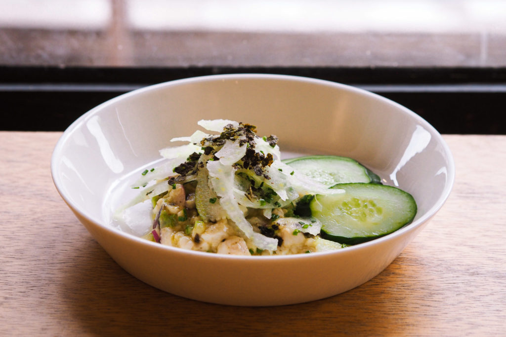 strangers' reunion - snapper ceviche