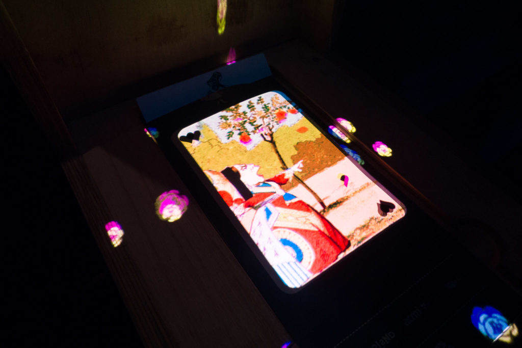 Wonderland exhibition - interactive use of maps