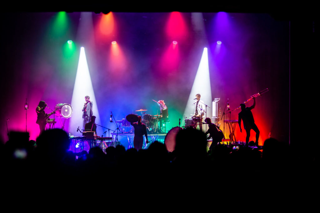 4K&C concert review - front stage view