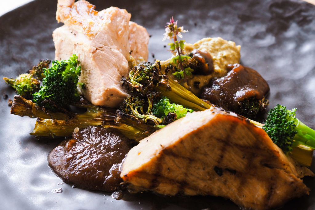 strangers' reunion - pork and broccoli