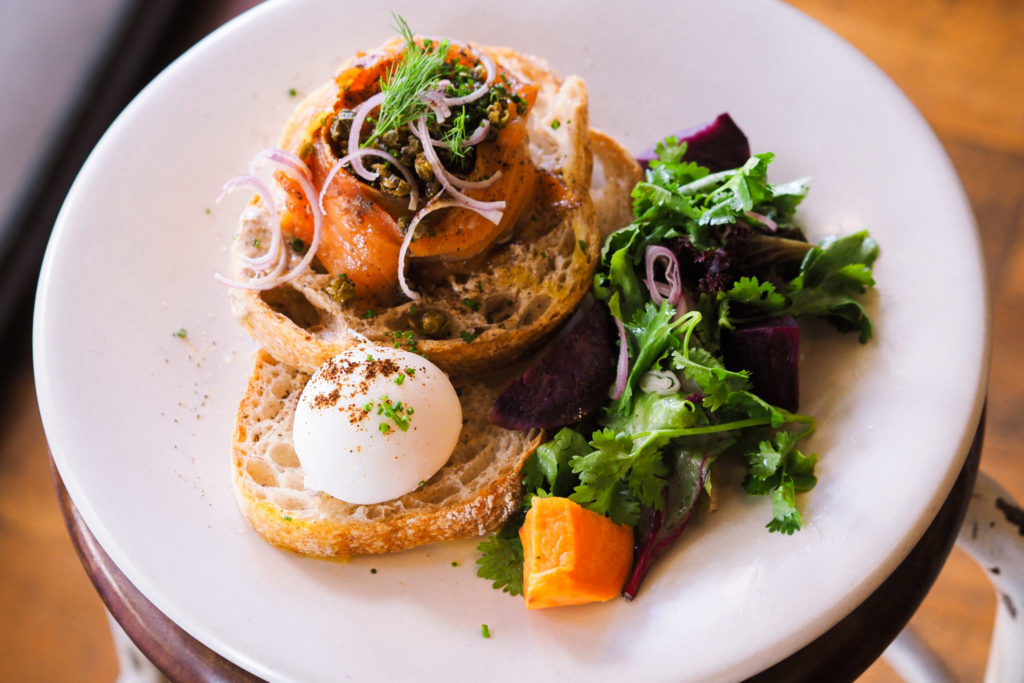 strangers' reunion - Strangers Coffee Smoked Salmon on Toast 