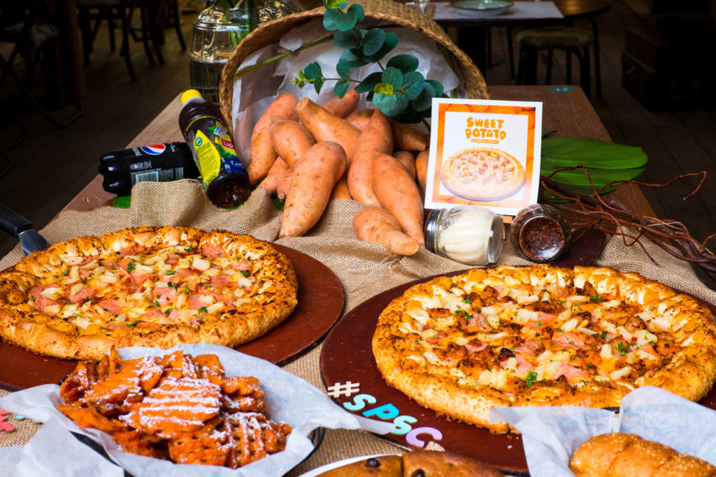 pizza hut sweet potato - pizzas