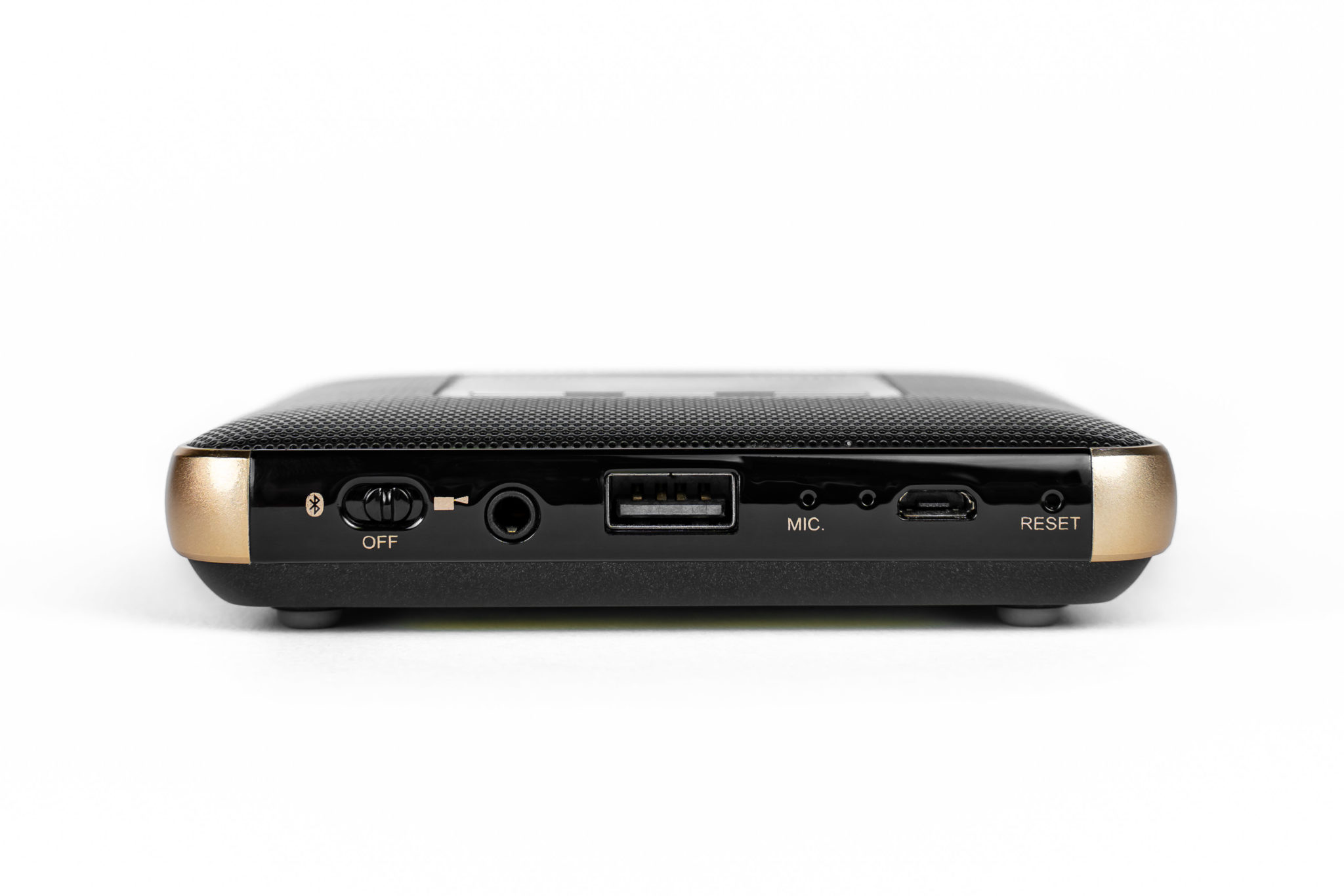 The rear of the Canon Rayo S1 showing its ports