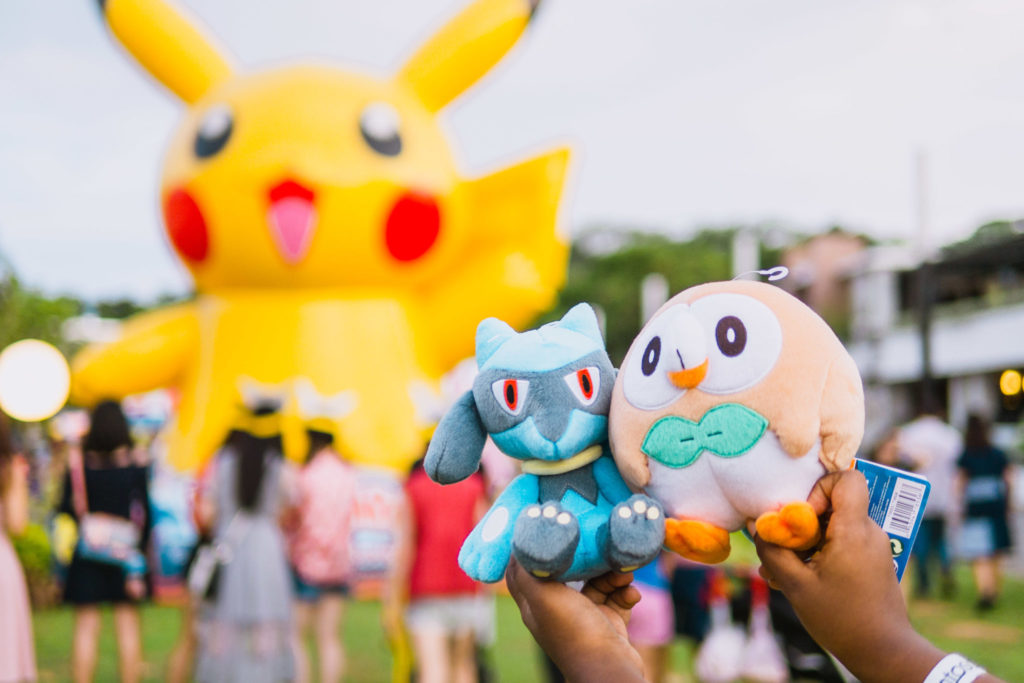 Pokemon Carnival - Pokemon plushies