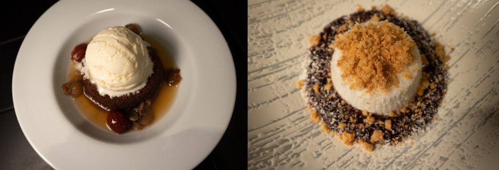 Godmama - Sticky Red Date Pudding and Pulut Hitam Panna Cotta 