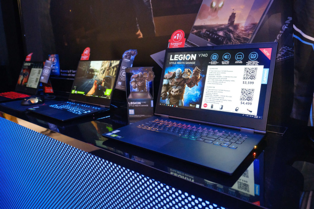 Lenovo flagship store opening - gaming laptops
