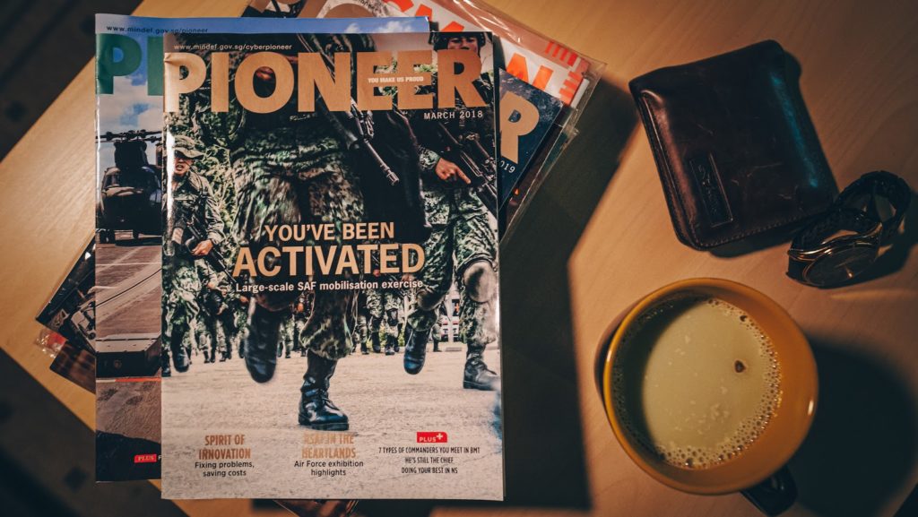 Reservist article - pioneer magazine