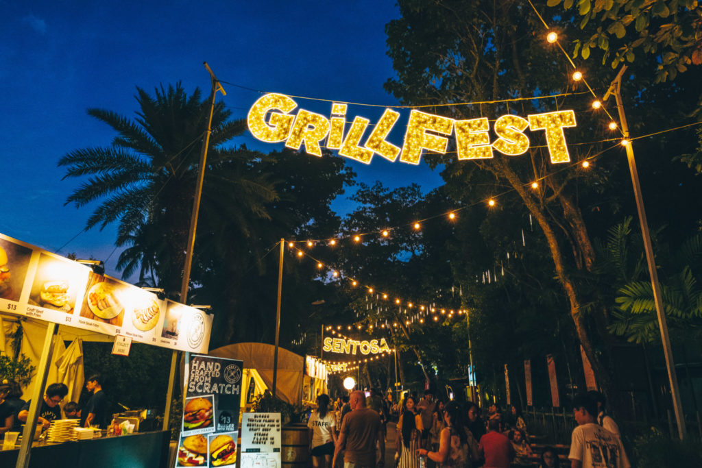 Sentosa Grillfest Sign