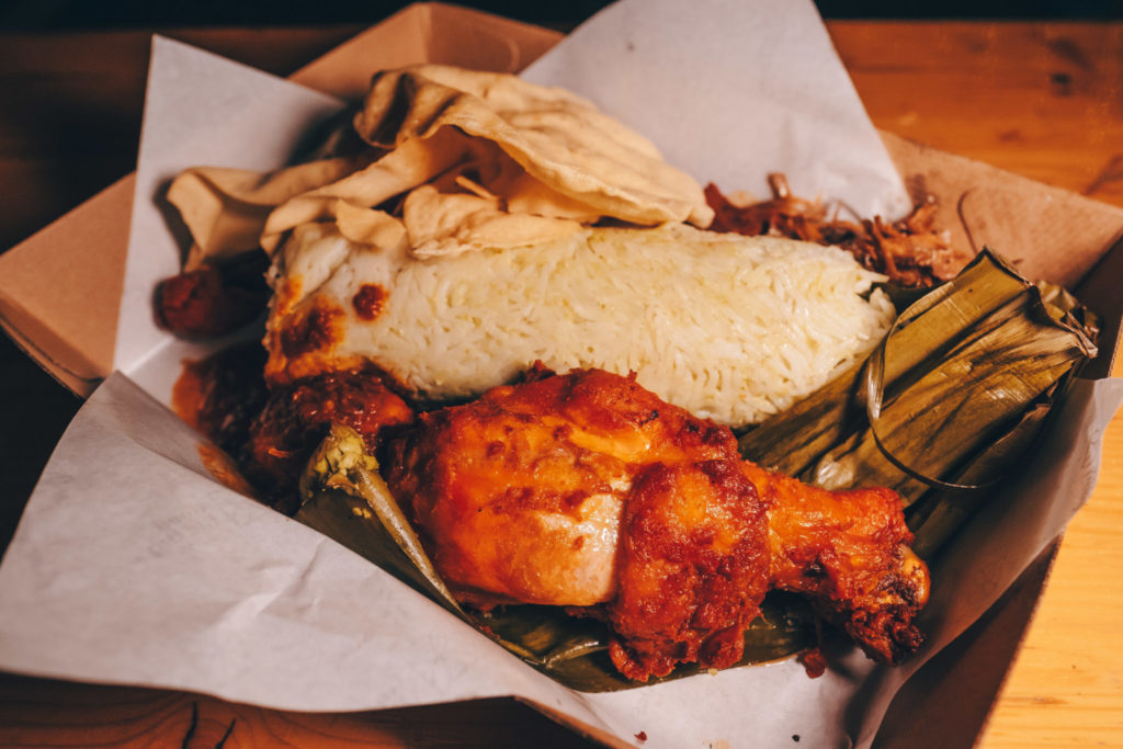 Sentosa Grillfest Bamboo Rice Nasi Lemak Ayam