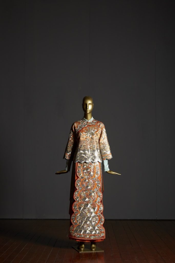 Guo Pei Exhibition - Lotus and Goldfish Bridal set