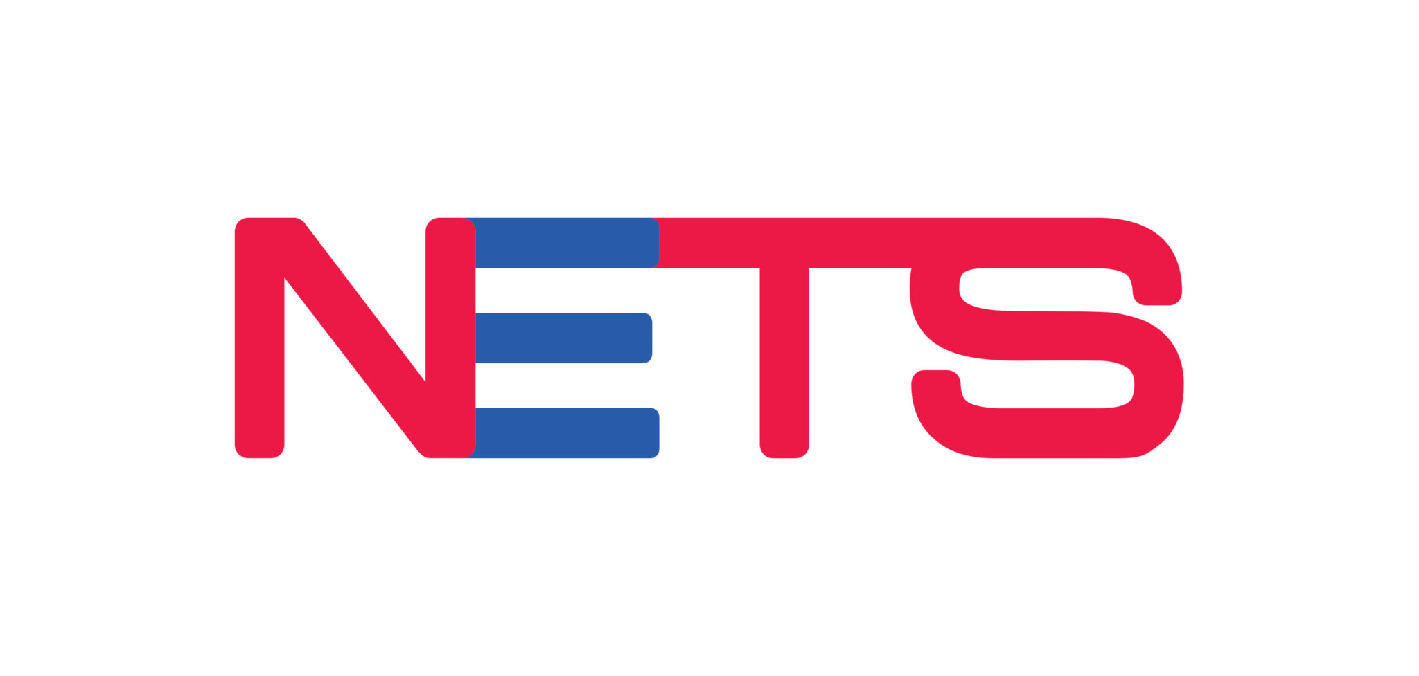 The NETS logo in red and blue